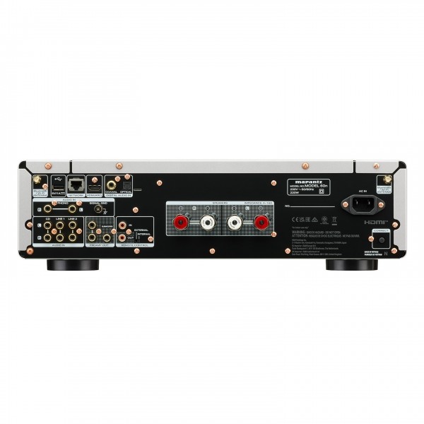 Marantz Model 60n Integrated Stereo Amplifier, Silver Back View