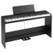 Korg B2 Digital Piano With Stand, Black, Side