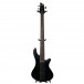 Schecter Stiletto Stealth-5 Bass Guitar, Satin Black