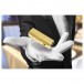 iFi Audio GOld Bar Premium USB DAC, Limited Edition floating in a Gloved hand