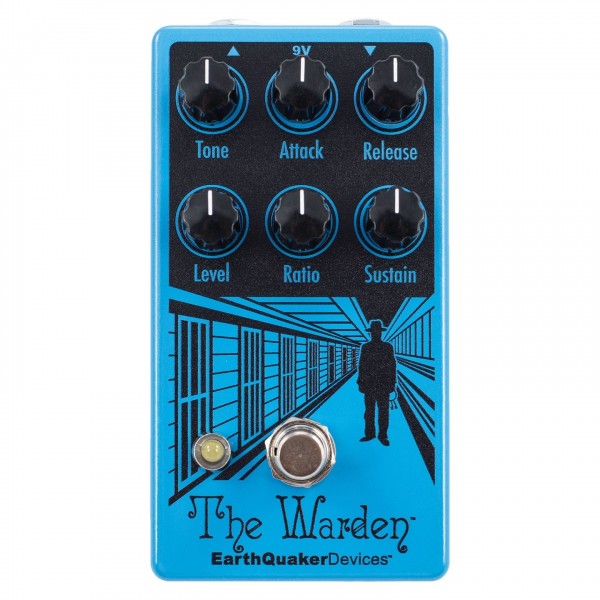 EarthQuaker Devices The Warden V2 Optical Compressor top view