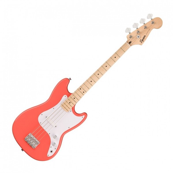 Squier Sonic Bronco Bass MN, Tahitian Coral & Eden Orbiter 8 Combo
