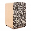 Deluxe String Cajon by Gear4music, Liquorice Burl