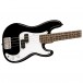 Squier Mini Precision Bass LRL, Black & Eden Orbiter 8 Combo