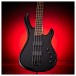 G4M 878 Bass Guitar, All Black & Eden Orbiter 8 Combo