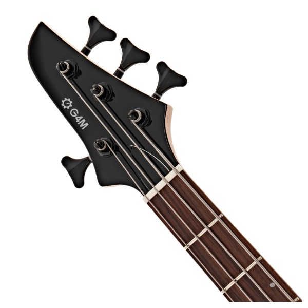 G4M 878 Left Hand Bass Guitar, Walnut Stain & Eden Orbiter 8 Combo