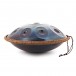 Handpan with Carrying Bag, 10 Notes D Kurd, Black Rainbow, by Gear4music