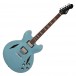 Vintage VSA550 Pretender Semi Hollow, Gun Hill Blue