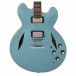 Vintage VSA550 Pretender Semi Hollow, Gun Hill Blue