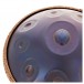 Handpan with Carrying Bag, 9 Notes D Kurd, Black, by Gear4music