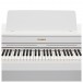 Casio AP-300 Digital Piano, White - back 