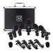 SubZero 7 Piece Drum Set with Case
