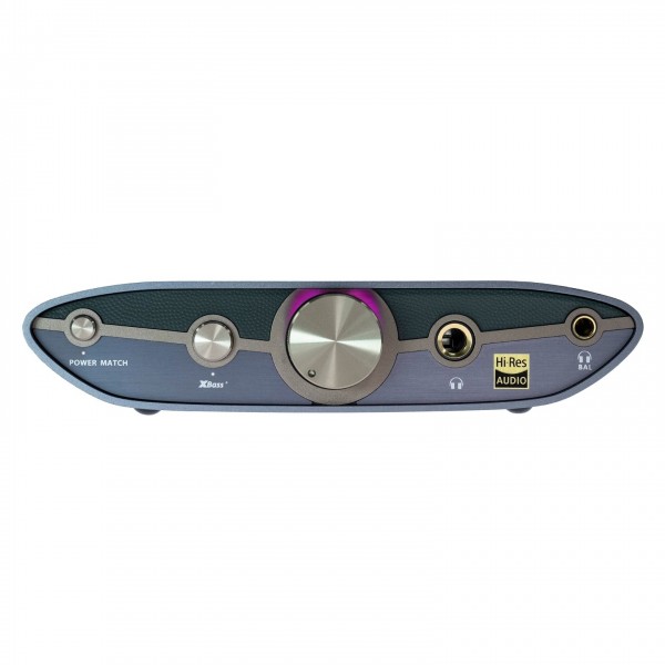 iFi Audio ZEN DAC 3 Desktop DAC and Headphone Amp - Front view and headphone outputs