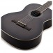 Deluxe Electro Classical Guitar, Trans Black Burst, by Gear4music