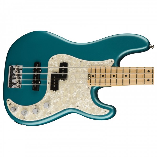 Fender American Elite P Bass, MN, Ocean Turquoise