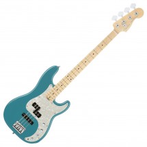Fender American Elite Precision Bass Guitar MN, Ocean Turquoise