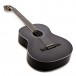 Deluxe Classical Guitar, Trans Black, by Gear4music