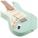 JET Guitars JS-300 Roasted Maple Left Handed, Sea Foam Green