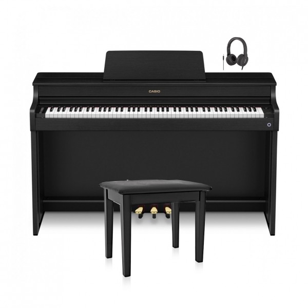 Casio AP-300 Digital Piano Package, Black