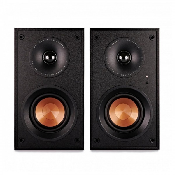 Klipsch KD-400 Powered Bookshelf Speakers Front View