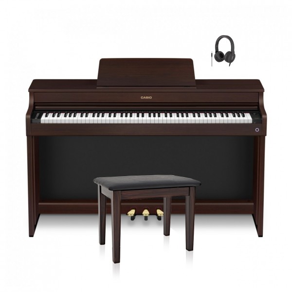 Casio AP-300 Digital Piano Package, Rosewood