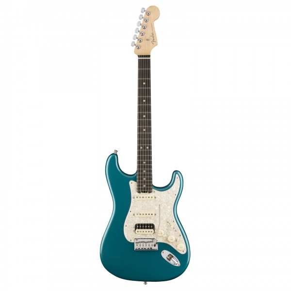 Fender American Elite Strat HSS EB, Ocean Turquoise front