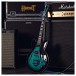 Hartwood Revival Vibrato Semi Acoustic Guitar, Tealburst
