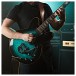 Hartwood Revival Vibrato Semi Acoustic Guitar, Tealburst