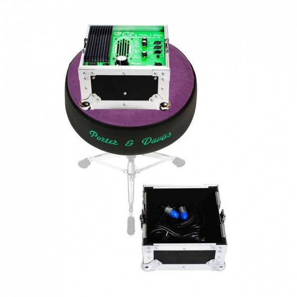 Porter & Davies BC2 Tactile Monitoring System with Throne Hardcase, Round Top Purple