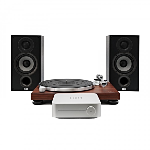 Audio Technica AT-LPW50BTRW with WiiM Amp & Elac Debut B5.2 Hi-Fi Bundle