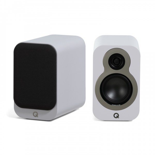 Q Acoustics 3010c Bookshelf Speakers (Pair), Satin White