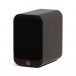 Q Acoustics 3010c Bookshelf Speaker, Walnut with grille attached