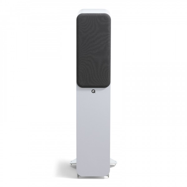 Q Acoustics 3050c Floorstanding Speakers (Pair), Satin White Grille View