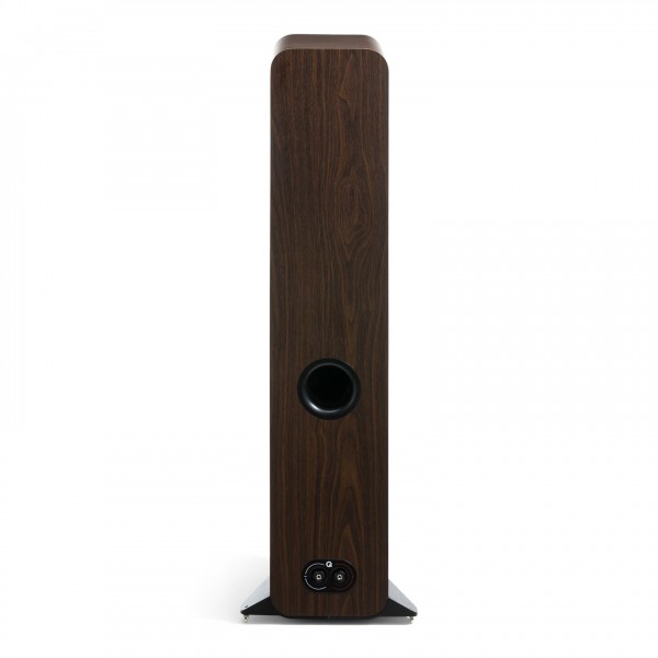 Q Acoustics 3050c Floorstanding Speakers (Pair), Claro Walnut Back View