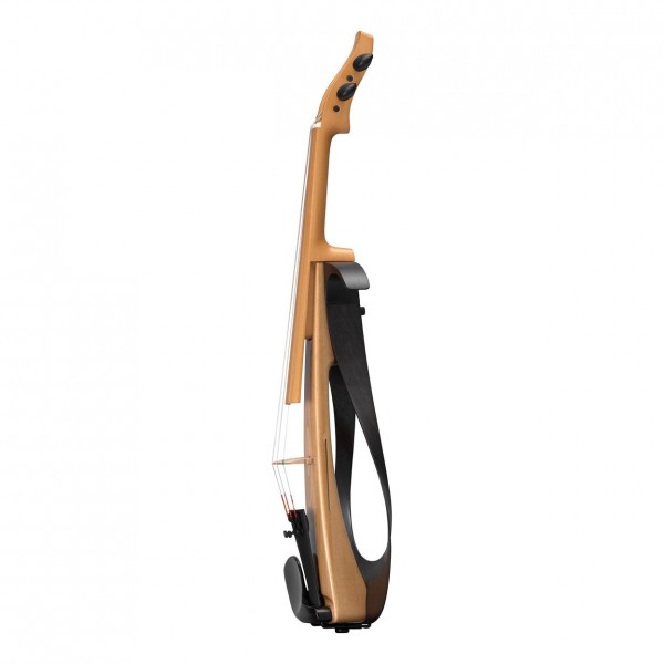 Yamaha YEV104PRO Electric Violin, Natural Black - Side