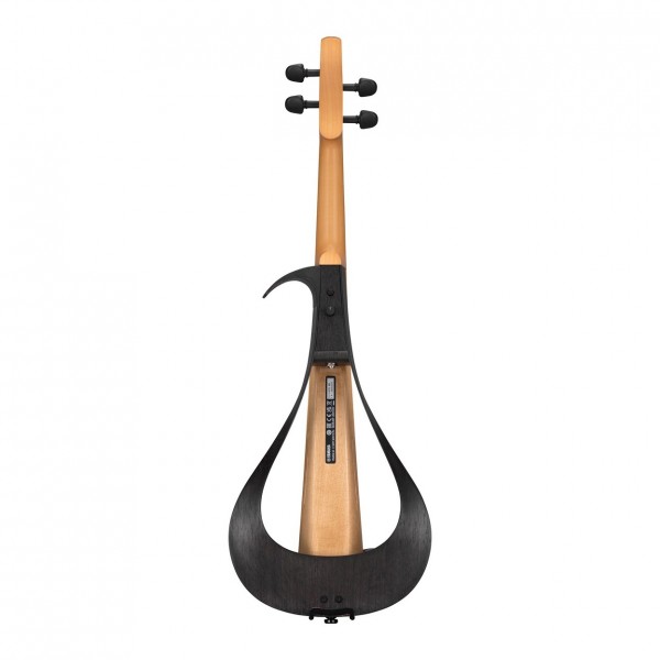 Yamaha YEV104PRO Electric Violin, Natural Black- back