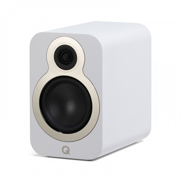 Q Acoustics 3030c Bookshelf Speaker, Satin White