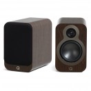 Q Acoustics 3030c Bookshelf Speakers (Pair), Claro Walnut