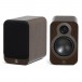 Q Acoustics 3030c Bookshelf Speakers (Pair), Claro Walnut