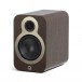 Q Acoustics 3030c Bookshelf Speaker, Claro Walnut