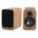 Q Acoustics 3030c Bookshelf Speakers (Pair), Pin Oak