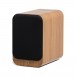 Q Acoustics 3030c Bookshelf Speaker, Pin Oak with grille attached