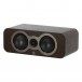 Q Acoustics 3090c Centre Speaker, Claro Walnut Front View