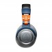 Audio-Technica ATH-M50xBT2 LAB Wireless Over-Ear Headphones, Navy/Orange - Side View