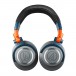 Audio-Technica ATH-M50xBT2 LAB Wireless Over-Ear Headphones, Navy/Orange - Swivelled Earcups