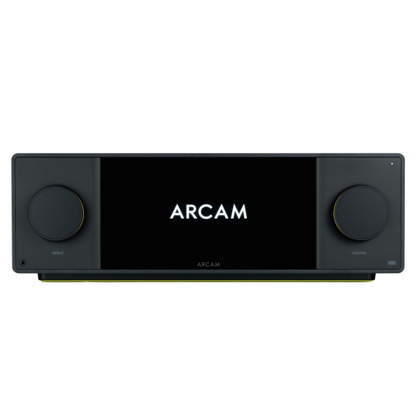 Arcam Radia SA45 Streaming Integrated Amplifier, Black Front View