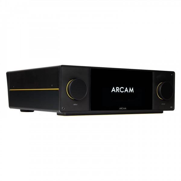 Arcam Radia SA45 Streaming Integrated Amplifier, Black Side View 2
