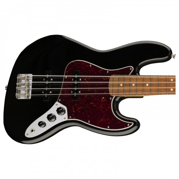 Fender Classic Series ‘60s Jazz Bass Fender Classic 60s Jazz Bass, PW, Black | Gear4music
