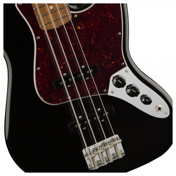 Fender Classic Series ‘60s Jazz Bass Fender Classic 60s Jazz Bass, PW, Black | Gear4music