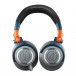 Audio-Technica ATH-M50x LAB Professional Monitor Headphones, Navy/Orange Folded Earcups